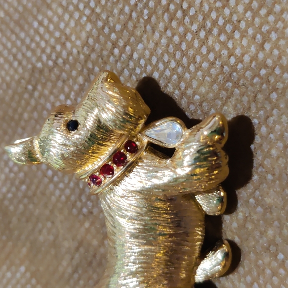 Vintage Napier Scotty Dog Pin - Picture 2 of 4